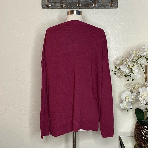 Chelsea28 NWT Womens Sweater Syrah Pullover - Picture 3 of 7